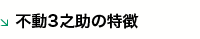 不動3之助2.5の特徴